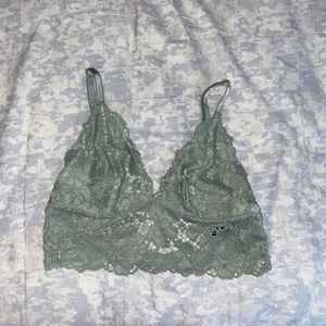 Victoria’s Secret green lace bralette